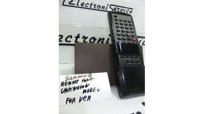 Samsung Unknown model vcr remote control .